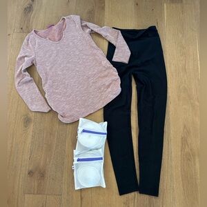 extra small and small maternity outfit